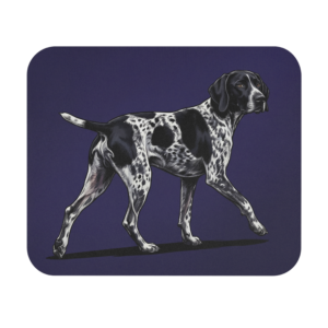 German Shorthaired Pointer Mousepad | Athletic Sporting Dog Breed Desk Mat