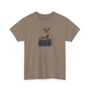 Georgia White Tailed Deer Wildlife T-Shirt | Southern Nature Lover Gift