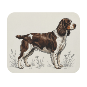 English Springer Spaniel Desk Mat | Classic Bird Dog Gift Mousepad