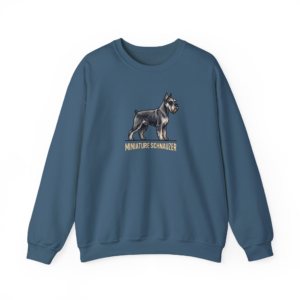 Miniature Schnauzer Graphic Crewneck | Geometric Dog Lover Gift