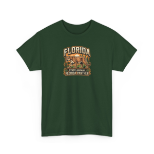 Florida Panther T-Shirt | Wilderness State Animal Wildlife Graphic Tee Gift