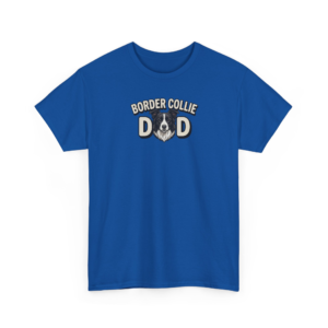 Border Collie Dad Heritage T-Shirt | Smartest Working Breed Father's Gift