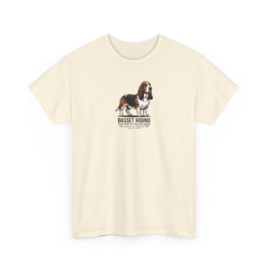 Tenacious Basset Hound Graphic Tee | Loyal Trailblazer Dog Breed Gift Shirt