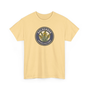 Kentucky Goldenrod Botanical Emblem Shirt | Bluegrass State Wildflower Tee