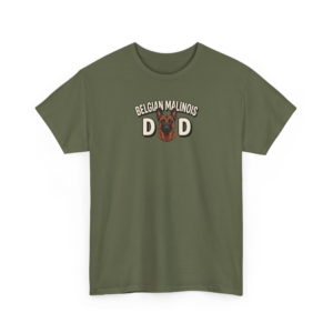 Belgian Malinois Dad T-Shirt | Alpha Dog Father Graphic Tee Gift