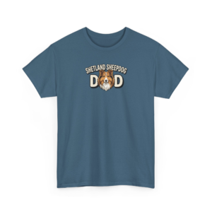 Proud Shetland Sheepdog Dad Tee | Sheltie Father Graphic T-Shirt