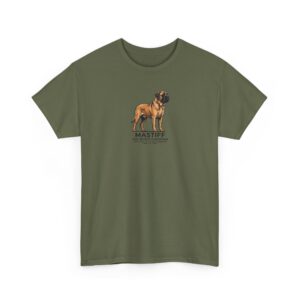 Mastiff Noble Guardian Dog Breed Graphic Tee | Loyal Companion Apparel