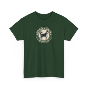 Siberian Husky Heritage Emblem T-Shirt | Classic Sled Dog Fan Gift